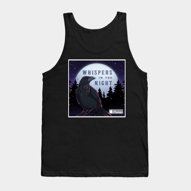 Whispers in the Night 2021 Logo (Purple) Tank Top by Whispers in the Night Podcast